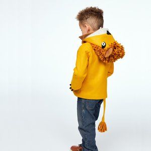 Lion Coat, Kid’s Wool Lion Jacket, Children’s Animal Coat, Boys Lion Costume, Ki